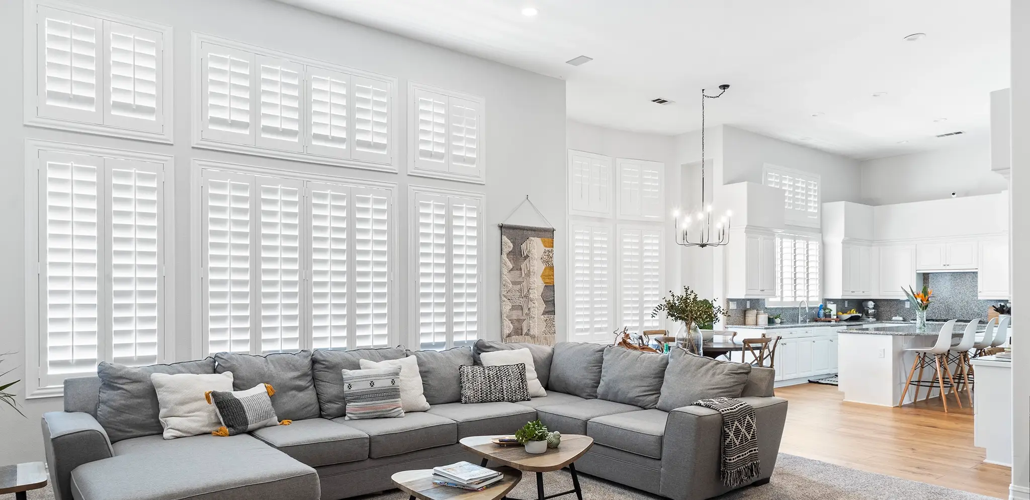 Shutters in a New York living room