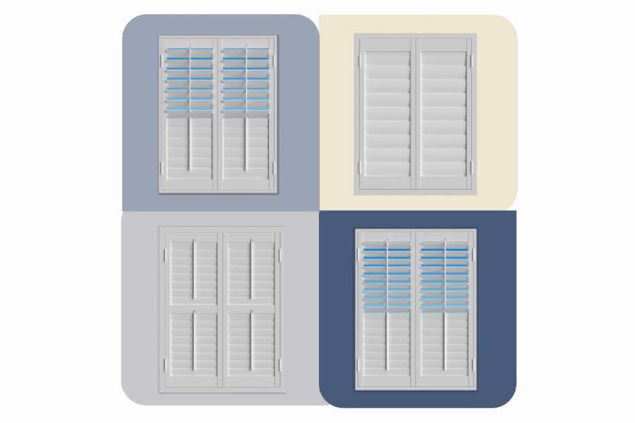 Use the Shutter Designer to see how Polywood shutters look with your New York home's wall colors. Four images of Polywood shutters from the Shutter Designer