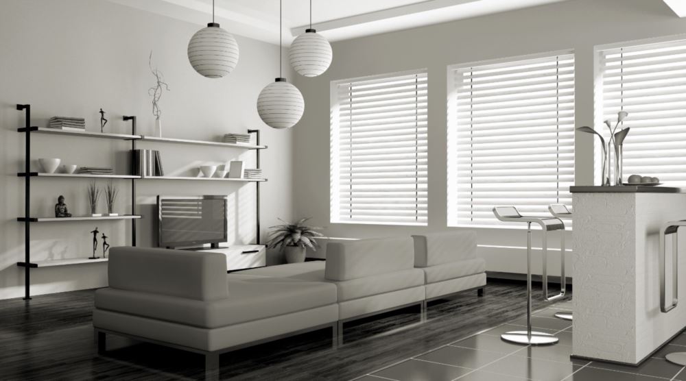 white blinds in New York
