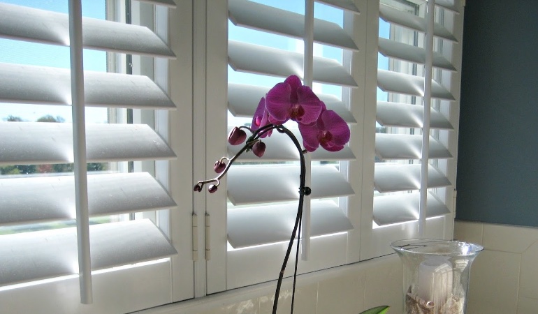 Plantation shutters are manufactured with recyclable wood substitutes. Faux wood plantation shutters in New York